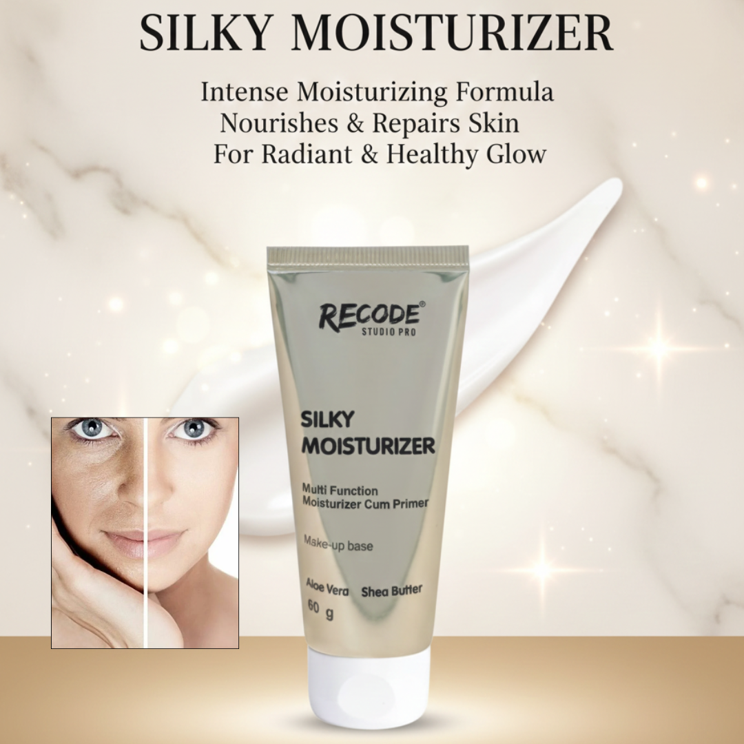 Recode Pro Silky Moisturizer | Multi-Function Primer & 24H Hydrating Moisturizer with Pore-Blurring Finish