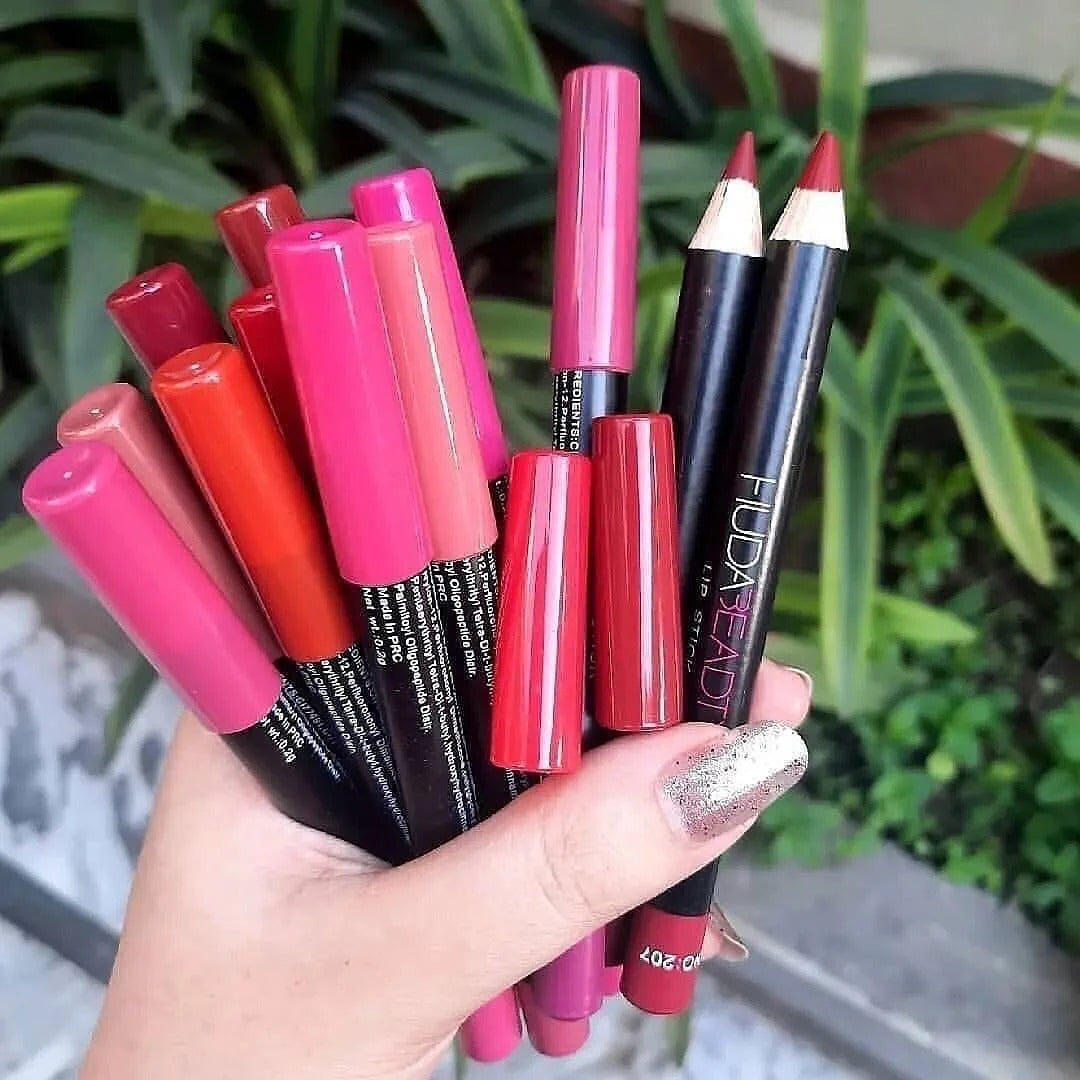 Flawless Beauty Bundle – Fit Me 3-in-1 + FREE Huda Beauty 12pcs Lip Pencils!