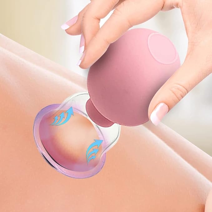 Vacuum Cupping For Facial Massage