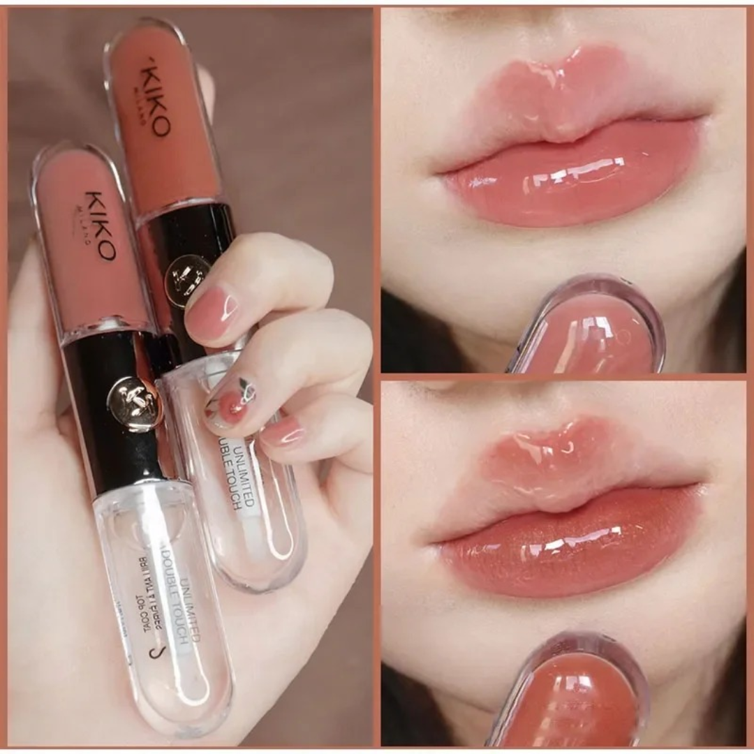 KIKO Milano 2-in-1 Lip Cream & Gloss (Set of 3) – Hydrate, Color & Plump in One