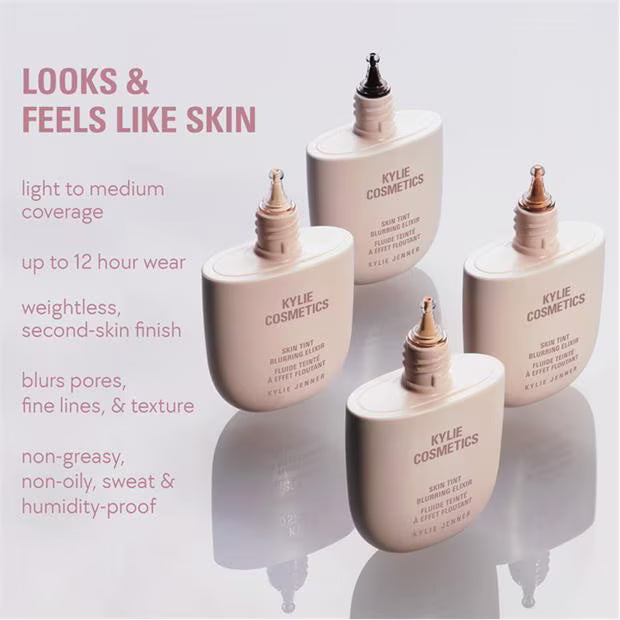 All-in-One Skin Blurring Tint with Blending Brush Duo (Glow, Moisturizer, Sunscreen & Foundation)