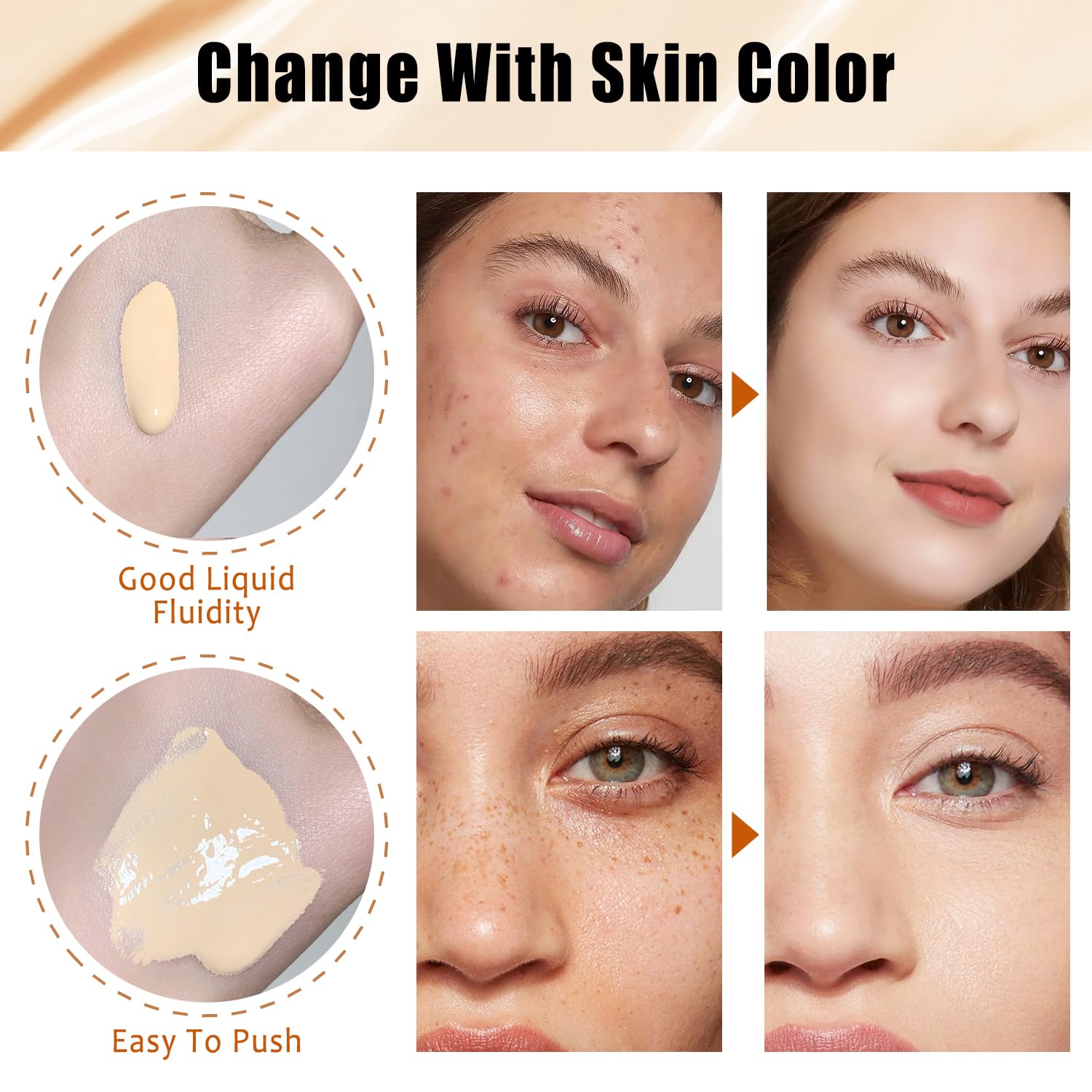 Foundation Color Changing