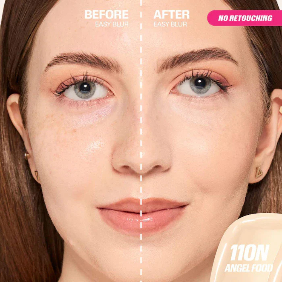 HudaBeauty Easy Blur Foundation - Blurring pores & fine lines